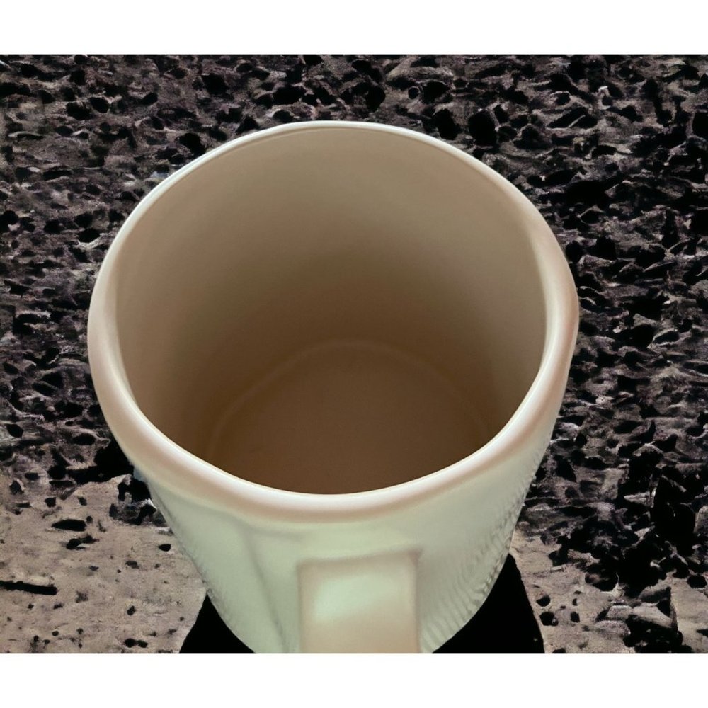 Rae Dunn MEDITATE Mug Ceramic White with Black Lettering - Picture 5 of 12